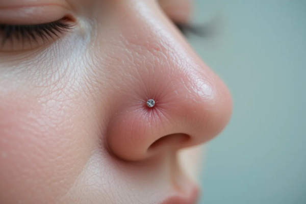 infected nose piercing